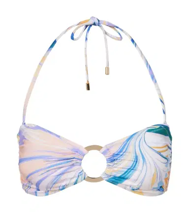 Alexandra Miro Carlotta printed bandeau bikini top | Thumbnail 1 Alexandra Miro Carlotta printed bandeau bikini top | Thumbnail 1