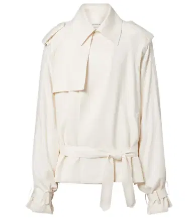 The Frankie Shop Elva cropped trench coat | Thumbnail 1 The Frankie Shop Elva cropped trench coat | Thumbnail 1