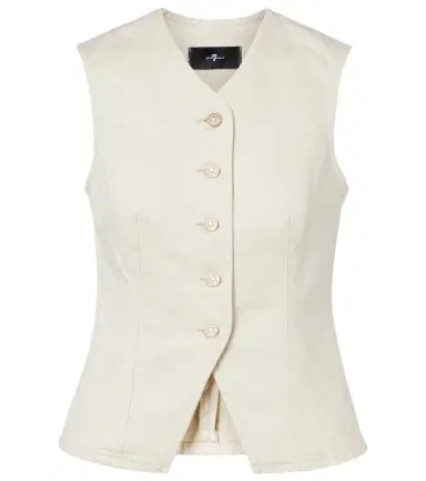 7 For All Mankind Lady denim vest | Thumbnail 1 7 For All Mankind Lady denim vest | Thumbnail 1