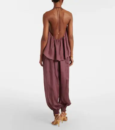 Zimmermann Aster silk habotai balloon pants | Thumbnail 3 Zimmermann Aster silk habotai balloon pants | Thumbnail 3