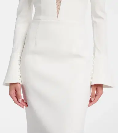 Rebecca Vallance Bridal Melva embellished crêpe gown | Thumbnail 5 Rebecca Vallance Bridal Melva embellished crêpe gown | Thumbnail 5