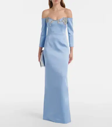 Rebecca Vallance Kai embellished satin bustier gown | Thumbnail 2 Rebecca Vallance Kai embellished satin bustier gown | Thumbnail 2