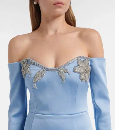 Rebecca Vallance Kai embellished satin bustier gown | Thumbnail 5 Rebecca Vallance Kai embellished satin bustier gown | Thumbnail 5