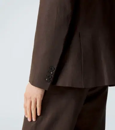 Bode Double-breasted linen blazer | Thumbnail 5 Bode Double-breasted linen blazer | Thumbnail 5