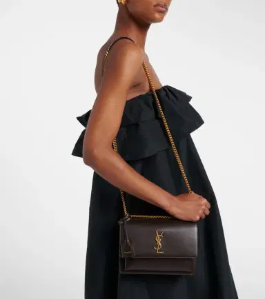 Saint Laurent Sunset Medium leather shoulder bag | Thumbnail 6 Saint Laurent Sunset Medium leather shoulder bag | Thumbnail 6