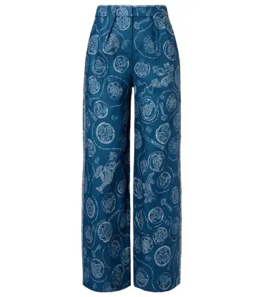 Alemais Alémais Lucky printed linen wide-leg pants | Thumbnail 1 Alemais Alémais Lucky printed linen wide-leg pants | Thumbnail 1
