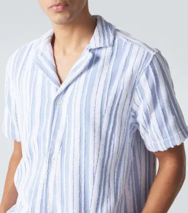 Orlebar Brown Howel striped cotton toweling shirt | Thumbnail 5 Orlebar Brown Howel striped cotton toweling shirt | Thumbnail 5