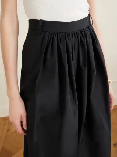 Ralph Lauren Collection Vannesa Pleated Cotton-blend Poplin Wide-leg Pants | Thumbnail 4 Ralph Lauren Collection Vannesa Pleated Cotton-blend Poplin Wide-leg Pants | Thumbnail 4