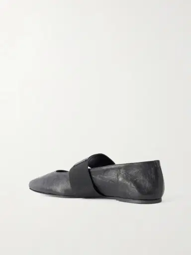 Givenchy Logo-appliquéd Leather Ballerina Flats | Thumbnail 3 Givenchy Logo-appliquéd Leather Ballerina Flats | Thumbnail 3