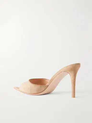 Gianvito Rossi Elle 85 Suede Pumps | Thumbnail 3 Gianvito Rossi Elle 85 Suede Pumps | Thumbnail 3
