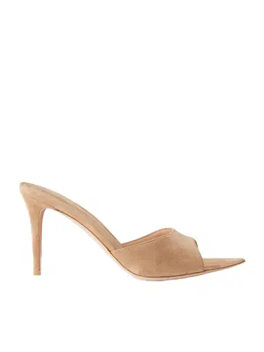 Gianvito Rossi Elle 85 Suede Pumps | Thumbnail 1 Gianvito Rossi Elle 85 Suede Pumps | Thumbnail 1