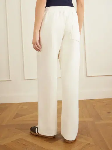 Sporty & Rich Vendome La Embroidered Cotton-fleece Track Pants | Thumbnail 4 Sporty & Rich Vendome La Embroidered Cotton-fleece Track Pants | Thumbnail 4