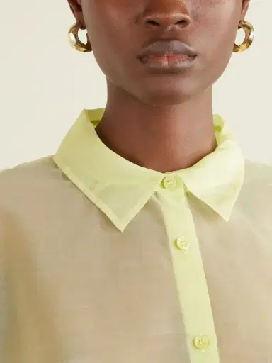 The Frankie Shop Peri Sheer Silk-blend Shirt | Thumbnail 4 The Frankie Shop Peri Sheer Silk-blend Shirt | Thumbnail 4