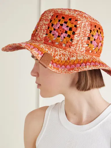 Loewe + Paula's Ibiza Crocheted Raffia Bucket Hat | Thumbnail 2 Loewe + Paula's Ibiza Crocheted Raffia Bucket Hat | Thumbnail 2