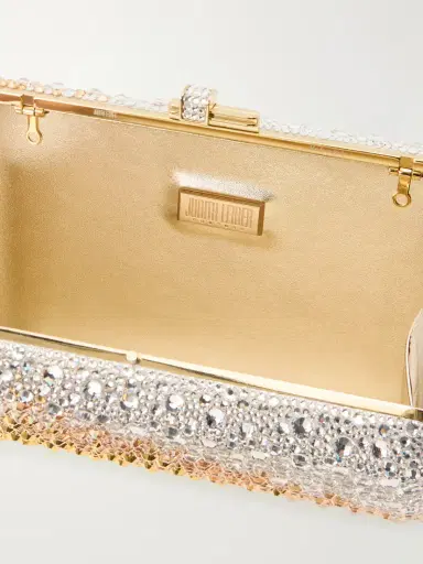 Judith Leiber Couture Slim Slide Crystal-embellished Silver-tone Clutch | Thumbnail 6 Judith Leiber Couture Slim Slide Crystal-embellished Silver-tone Clutch | Thumbnail 6
