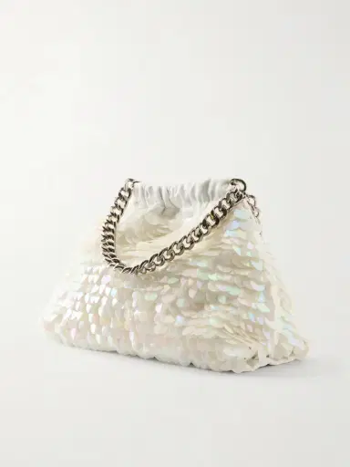 Stella McCartney Falabella Mini Sequined Satin Shoulder Bag | Thumbnail 4 Stella McCartney Falabella Mini Sequined Satin Shoulder Bag | Thumbnail 4
