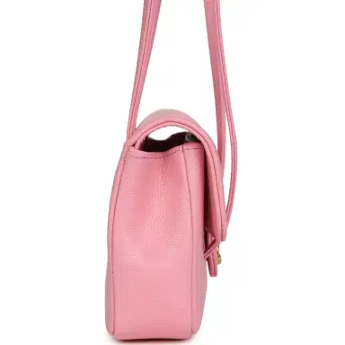 Chanel Chanel Mini Preppy Coco Clutch with Straps Pink Shiny Caviar Brushed Gold Hardware | Thumbnail 3 Chanel Chanel Mini Preppy Coco Clutch with Straps Pink Shiny Caviar Brushed Gold Hardware | Thumbnail 3