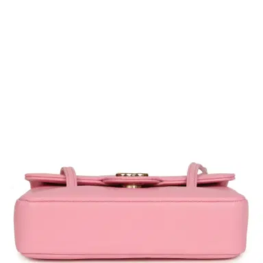Chanel Chanel Mini Preppy Coco Clutch with Straps Pink Shiny Caviar Brushed Gold Hardware | Thumbnail 6 Chanel Chanel Mini Preppy Coco Clutch with Straps Pink Shiny Caviar Brushed Gold Hardware | Thumbnail 6