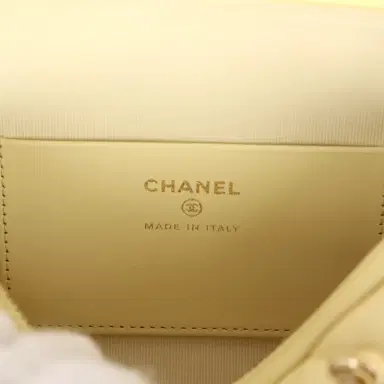 Chanel Chanel Mini Timeless Classic Barrel Bag with Chain Yellow Shiny Caviar Light Gold Hardware | Thumbnail 9 Chanel Chanel Mini Timeless Classic Barrel Bag with Chain Yellow Shiny Caviar Light Gold Hardware | Thumbnail 9