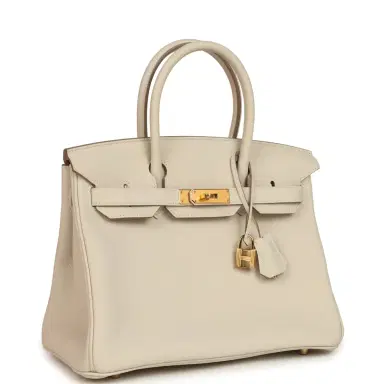 HERMÈS Hermes Birkin 30 Craie Togo Gold Hardware | Thumbnail 2 HERMÈS Hermes Birkin 30 Craie Togo Gold Hardware | Thumbnail 2