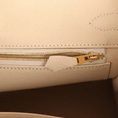 HERMÈS Hermes Birkin 30 Craie Togo Gold Hardware | Thumbnail 9 HERMÈS Hermes Birkin 30 Craie Togo Gold Hardware | Thumbnail 9