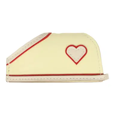 HERMÈS Hermes Rodeo Robeo Coeur Charm PM Craie, Jaune Milton & Rouge Radieux Milo Lambskin | Thumbnail 4 HERMÈS Hermes Rodeo Robeo Coeur Charm PM Craie, Jaune Milton & Rouge Radieux Milo Lambskin | Thumbnail 4