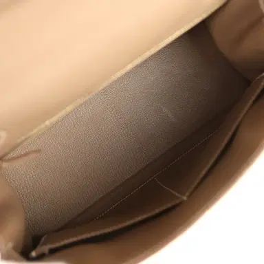 HERMÈS Pre-owned Hermes Kelly Retourne 28 Etoupe Togo Gold Hardware | Thumbnail 8 HERMÈS Pre-owned Hermes Kelly Retourne 28 Etoupe Togo Gold Hardware | Thumbnail 8