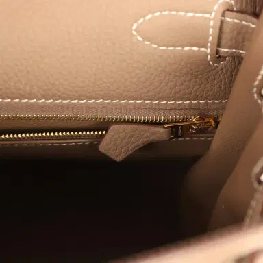 HERMÈS Pre-owned Hermes Kelly Retourne 28 Etoupe Togo Gold Hardware | Thumbnail 9 HERMÈS Pre-owned Hermes Kelly Retourne 28 Etoupe Togo Gold Hardware | Thumbnail 9