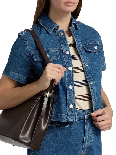 PAIGE Women's Elly Crop Denim Shirt - Laguna - Size XS | Thumbnail 6 PAIGE Women's Elly Crop Denim Shirt - Laguna - Size XS | Thumbnail 6