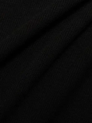 Veronica Beard Women's Pruitt Rib-Knit Cotton-Blend T-Shirt - Black - Size Large | Thumbnail 7 Veronica Beard Women's Pruitt Rib-Knit Cotton-Blend T-Shirt - Black - Size Large | Thumbnail 7