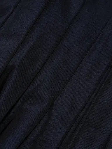 Teri Jon by Rickie Freeman Women's Taffeta Cocktail Midi-Shirtdress - Navy - Size 14 | Thumbnail 7 Teri Jon by Rickie Freeman Women's Taffeta Cocktail Midi-Shirtdress - Navy - Size 14 | Thumbnail 7