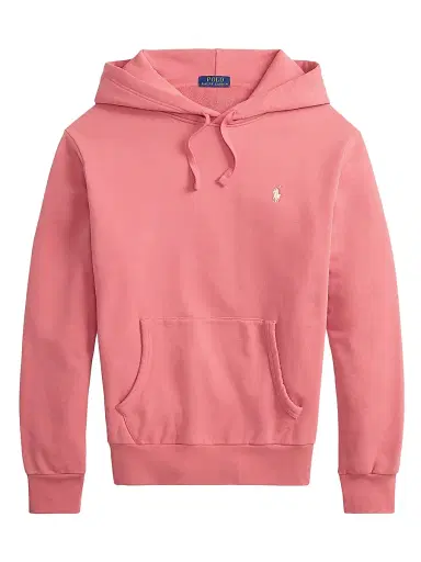 Polo Ralph Lauren Men's Logo Embroidered Cotton Terry Hoodie - Red Sky | Thumbnail 1 Polo Ralph Lauren Men's Logo Embroidered Cotton Terry Hoodie - Red Sky | Thumbnail 1