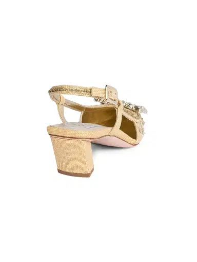 Roger Vivier Women's BV Ramage 45MM Embellished Slingback Pumps | Thumbnail 3 Roger Vivier Women's BV Ramage 45MM Embellished Slingback Pumps | Thumbnail 3