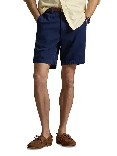 Polo Ralph Lauren Men's Montauk Flat-Front Cotton Shorts | Thumbnail 3 Polo Ralph Lauren Men's Montauk Flat-Front Cotton Shorts | Thumbnail 3
