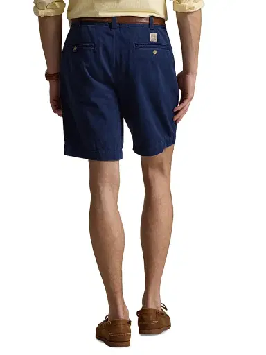 Polo Ralph Lauren Men's Montauk Flat-Front Cotton Shorts | Thumbnail 4 Polo Ralph Lauren Men's Montauk Flat-Front Cotton Shorts | Thumbnail 4