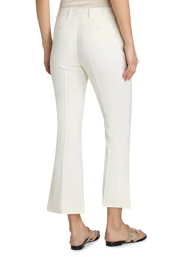 Burberry Women's Wool Bootcut Crop Trousers - Cool Alabaster - Size 14 | Thumbnail 5 Burberry Women's Wool Bootcut Crop Trousers - Cool Alabaster - Size 14 | Thumbnail 5