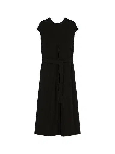 Max Mara Women's Viscose Crepe Jersey Dress - Black | Thumbnail 1 Max Mara Women's Viscose Crepe Jersey Dress - Black | Thumbnail 1