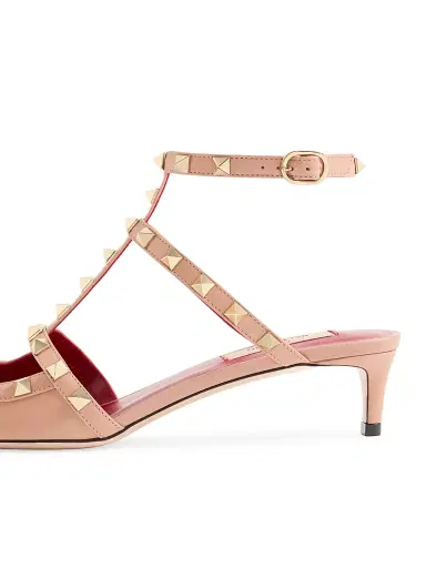 Valentino Garavani Women's Rockstud 40MM Kidskin Pumps - Phard | Thumbnail 6 Valentino Garavani Women's Rockstud 40MM Kidskin Pumps - Phard | Thumbnail 6