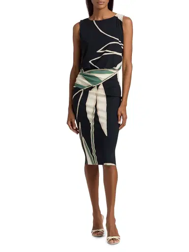 Chiara Boni La Petite Robe Women's Ivona Print Sje Cocktail Dress - Tula - Size 4 | Thumbnail 3 Chiara Boni La Petite Robe Women's Ivona Print Sje Cocktail Dress - Tula - Size 4 | Thumbnail 3