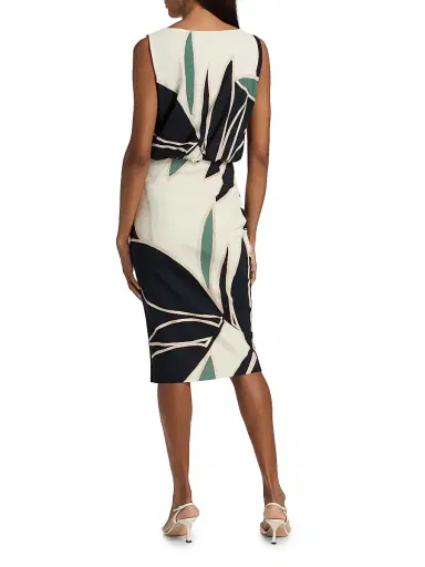 Chiara Boni La Petite Robe Women's Ivona Print Sje Cocktail Dress - Tula - Size 4 | Thumbnail 5 Chiara Boni La Petite Robe Women's Ivona Print Sje Cocktail Dress - Tula - Size 4 | Thumbnail 5