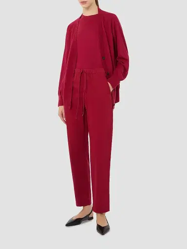 MM Max Mara Women's Wool and Cashmere Sweater - Dark Red | Thumbnail 4 MM Max Mara Women's Wool and Cashmere Sweater - Dark Red | Thumbnail 4