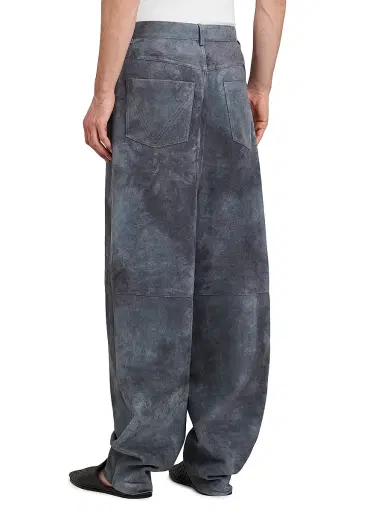 Bottega Veneta Men's Cloudy Suede Trousers | Thumbnail 4 Bottega Veneta Men's Cloudy Suede Trousers | Thumbnail 4