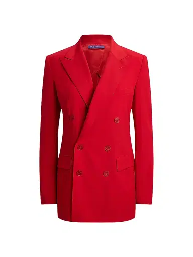 Ralph Lauren Collection Women's Ramona Wool-Blend Jacket - Bright Red - Size 6 | Thumbnail 1 Ralph Lauren Collection Women's Ramona Wool-Blend Jacket - Bright Red - Size 6 | Thumbnail 1