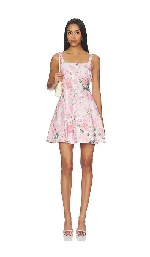 Whitney Floral Linen Dress Whitney Floral Linen Dress