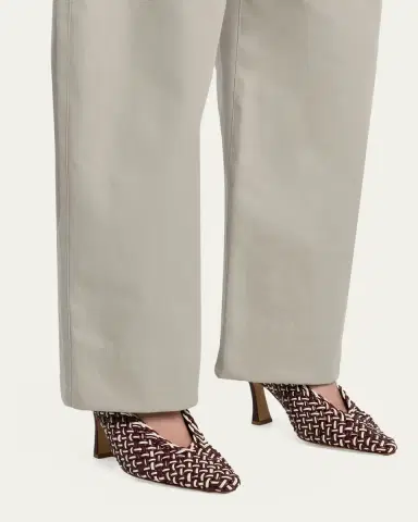 Bottega Veneta 90mm Sofia Intrecciato Leather Pumps | Thumbnail 4 Bottega Veneta 90mm Sofia Intrecciato Leather Pumps | Thumbnail 4