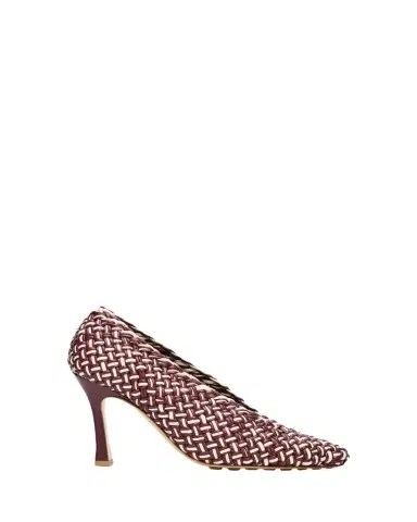 Bottega Veneta 90mm Sofia Intrecciato Leather Pumps | Thumbnail 1 Bottega Veneta 90mm Sofia Intrecciato Leather Pumps | Thumbnail 1