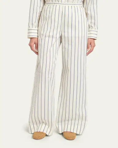 Moncler Stripe Pull-On Cotton Pants | Thumbnail 4 Moncler Stripe Pull-On Cotton Pants | Thumbnail 4