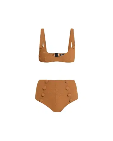 Lisa Marie Fernandez Magdalena High-Waist Two-Piece Swimsuit | Thumbnail 1 Lisa Marie Fernandez Magdalena High-Waist Two-Piece Swimsuit | Thumbnail 1