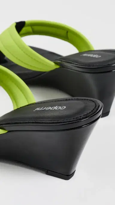 Coperni Wedge Sandals Green | Thumbnail 4 Coperni Wedge Sandals Green | Thumbnail 4