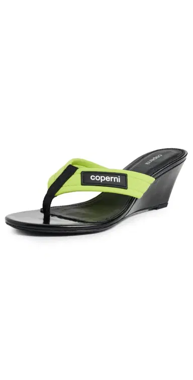 Coperni Wedge Sandals Green | Thumbnail 1 Coperni Wedge Sandals Green | Thumbnail 1